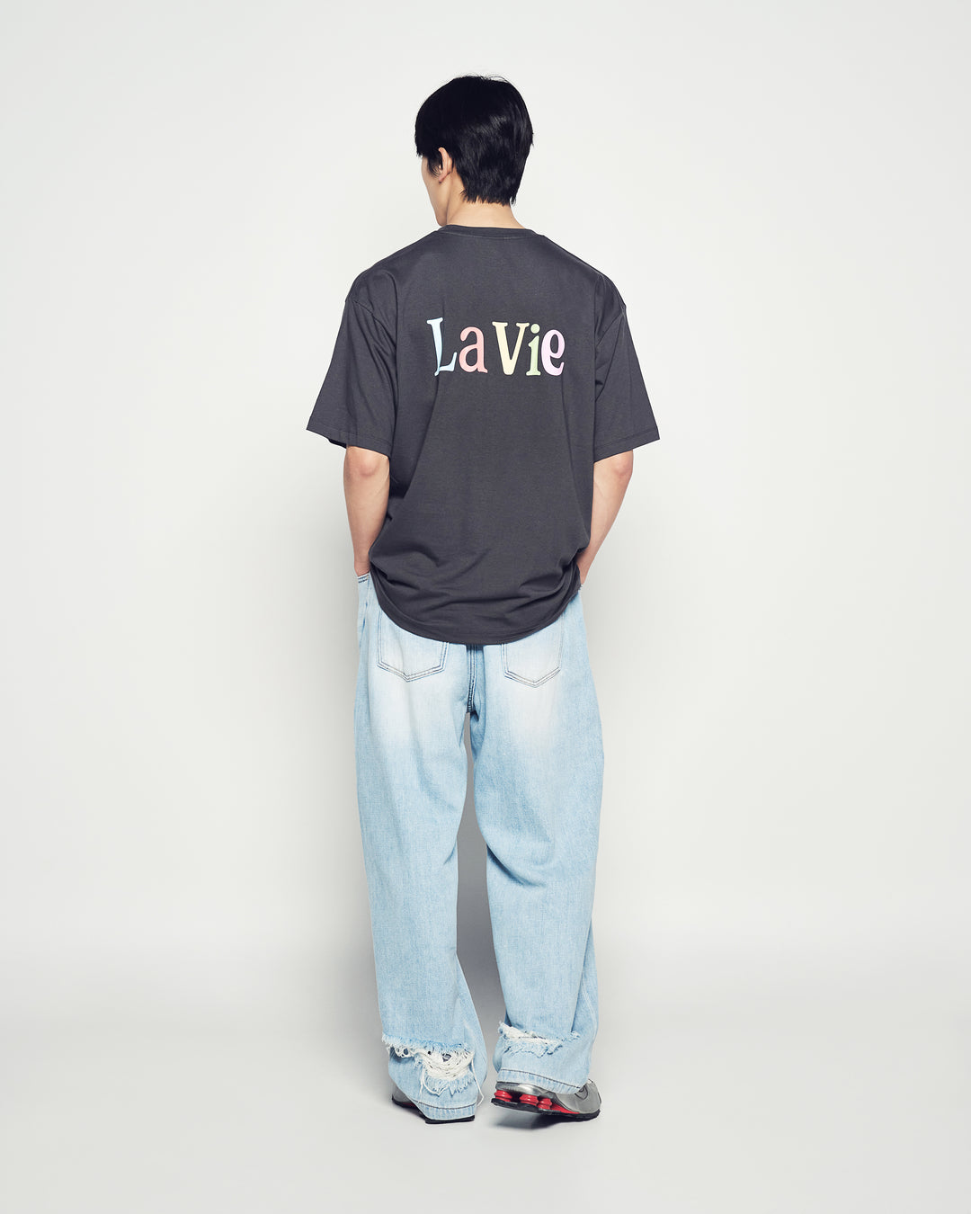 COLOR LOGO SHORT SLEEVE T-SHIRT CHARCOAL