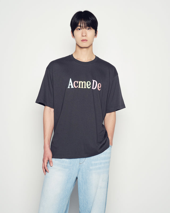 COLOR LOGO SHORT SLEEVE T-SHIRT CHARCOAL