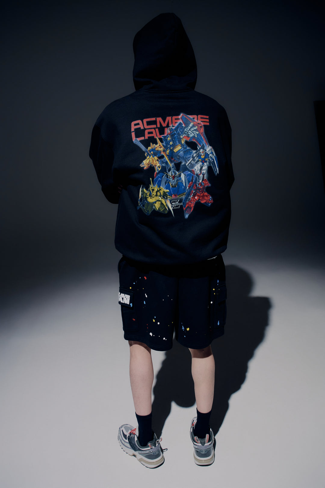 MOBILE SUIT Z GUNDAM MOBILE SUIT HOODIE BLACK
