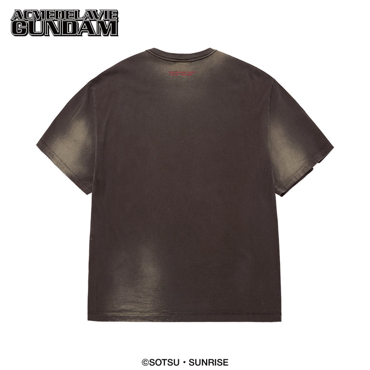 MOBILE SUIT GUNDAM CHAR'S COUNTERATTACK WASHING SHORT SLEEVE T-SHIRT COCOA