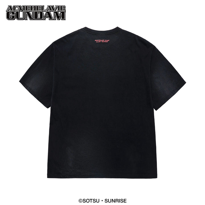 MOBILE SUIT GUNDAM CHAR'S COUNTERATTACK WASHING SHORT SLEEVE T-SHIRT CHARCOAL