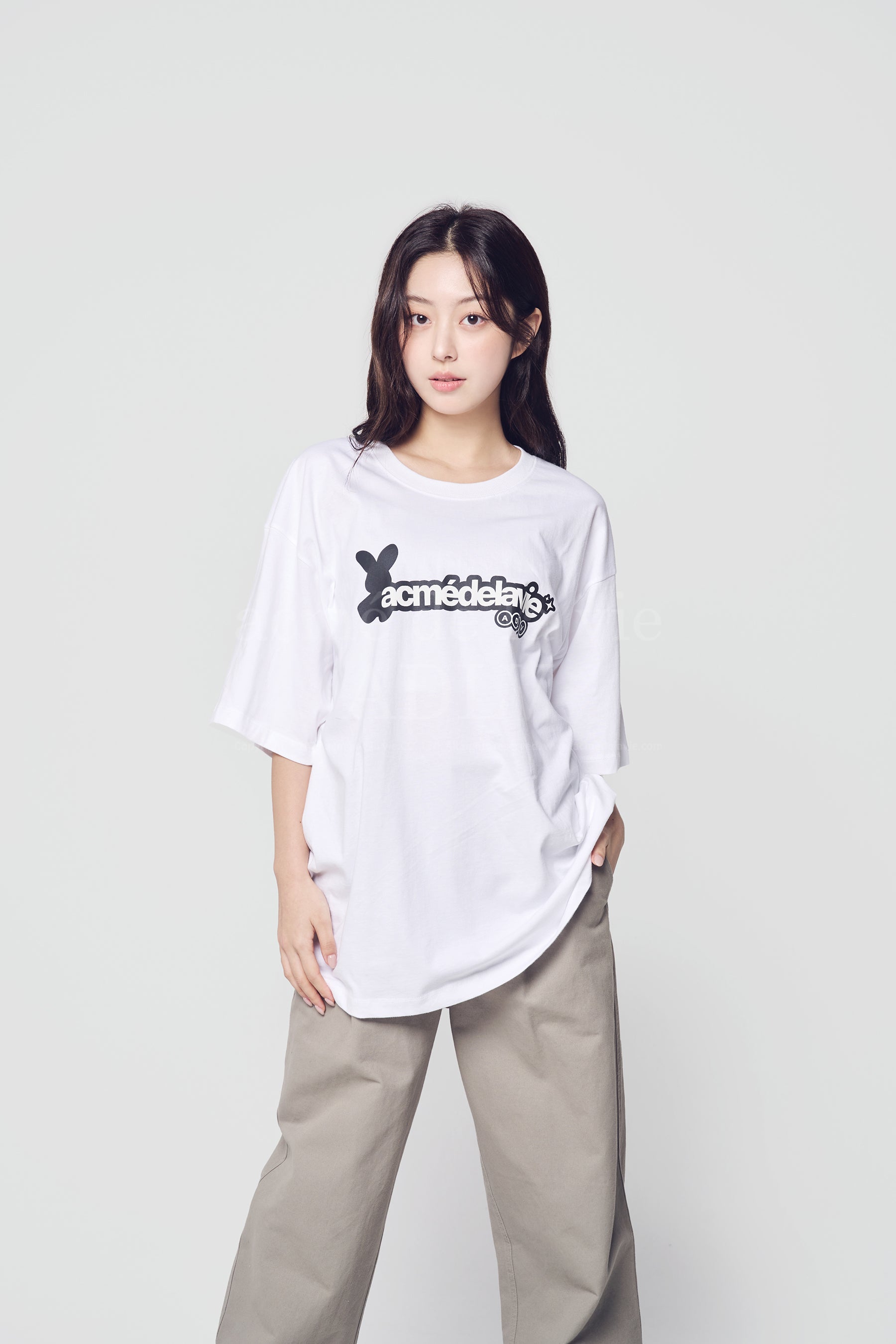 【ADLV】 WOMAN VERY BUNNY CANDY SHORT SLEEVE T-SHIRT acmé de la vie ADLV WOMAN VERY BUNNY CANDY SHORT SLEEVE T