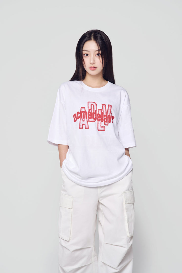 SPRAY OVERLAY LOGO SHORT SLEEVE T-SHIRT