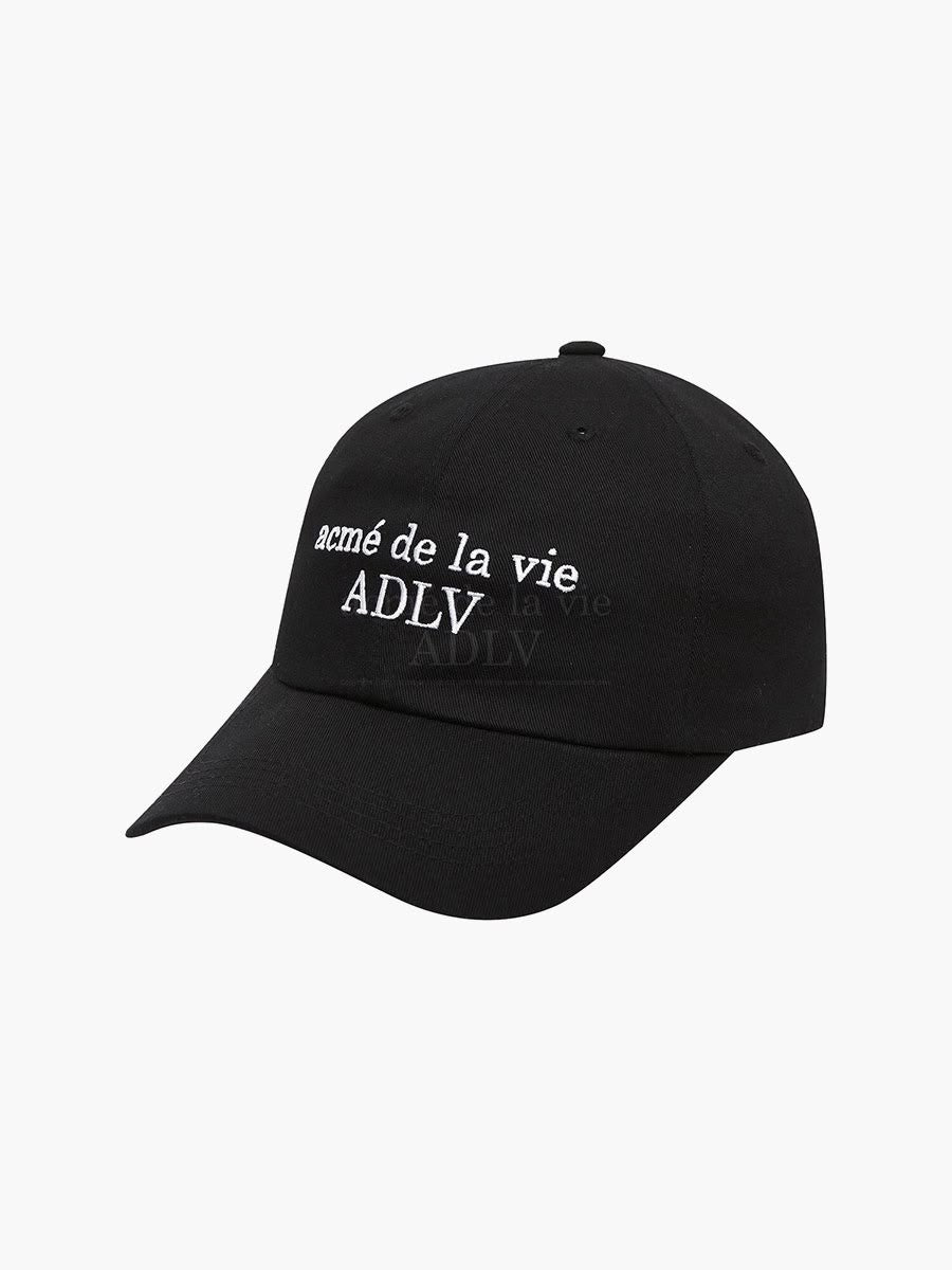 ADLV BASIC BALL CAP R BLACK