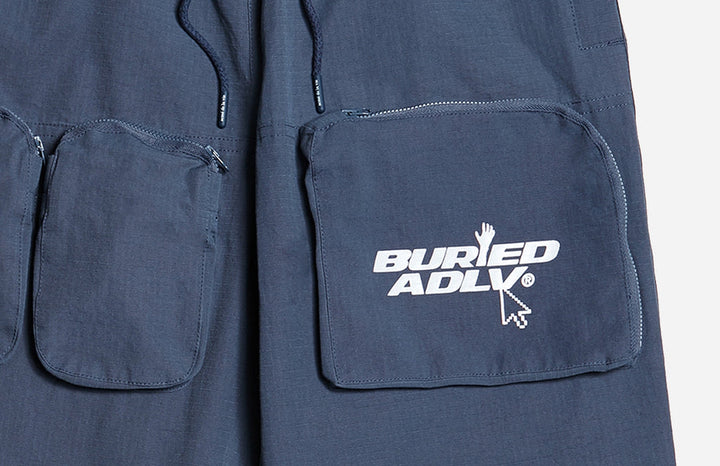 BA x ADLV OUTPOCKET PANTS INDIGO BLUE