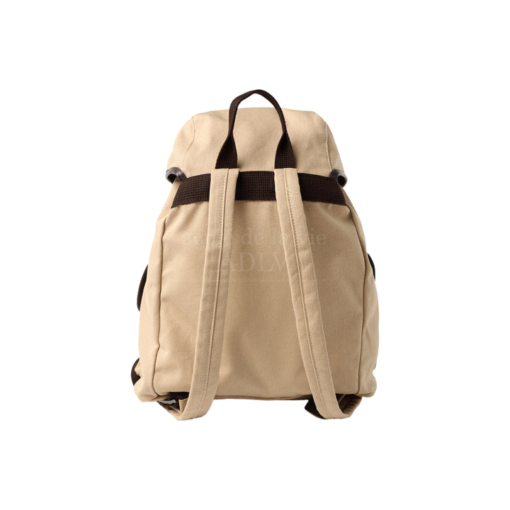 ADLV BASIC LOGO TRIANGLE POCKET BACKPACK BEIGE