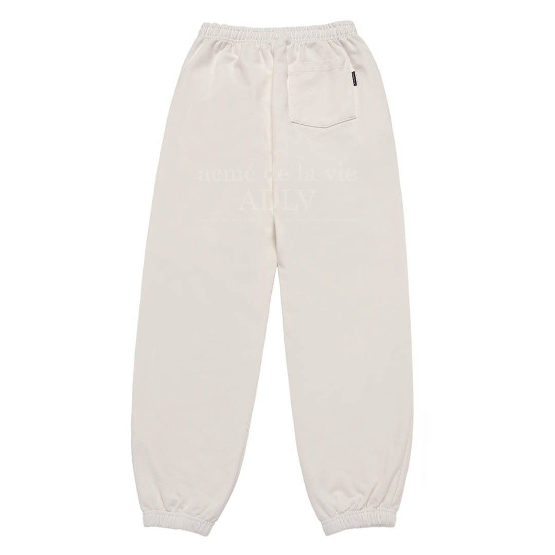 ADLV x HOSHI BASIC BIO WASHING PANTS CREAM