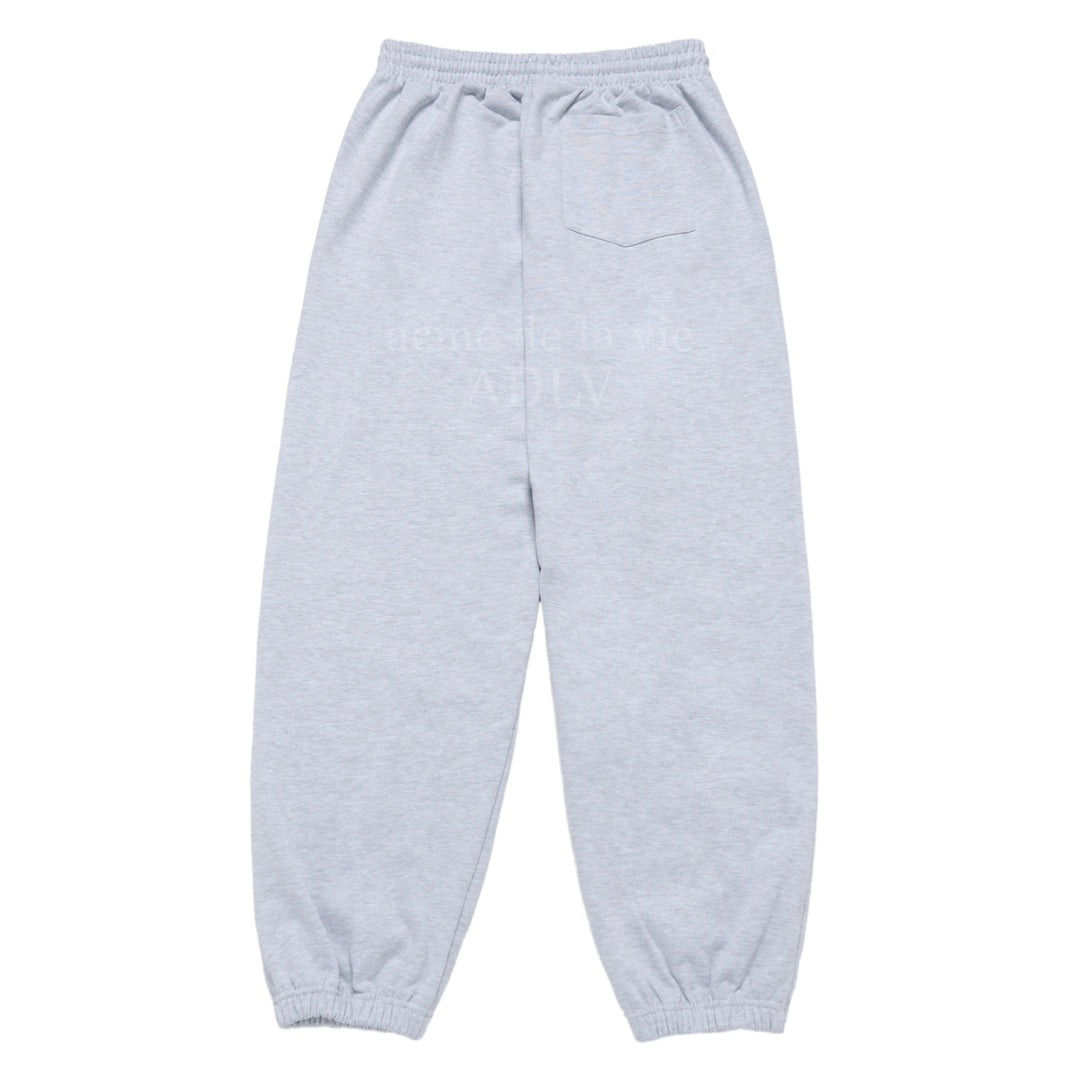 ADLV UPSIDE DOWN LOGO NAPPING ZURRY PANTS MELANGE