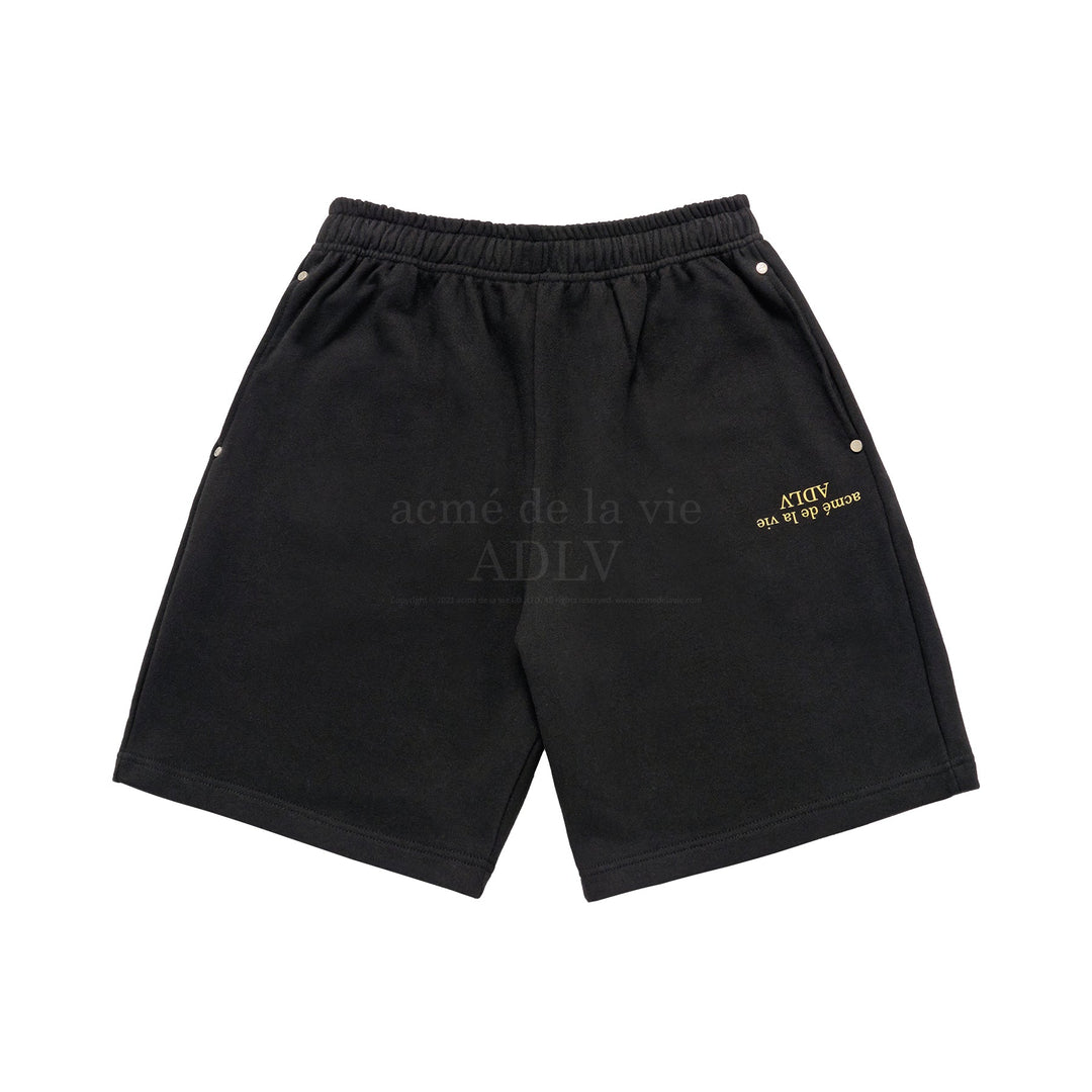 ADLV x HOSHI UPSIDE DOWN BASIC LOGO SHORT PANTS BLACK