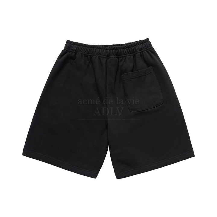 ADLV x HOSHI UPSIDE DOWN BASIC LOGO SHORT PANTS BLACK