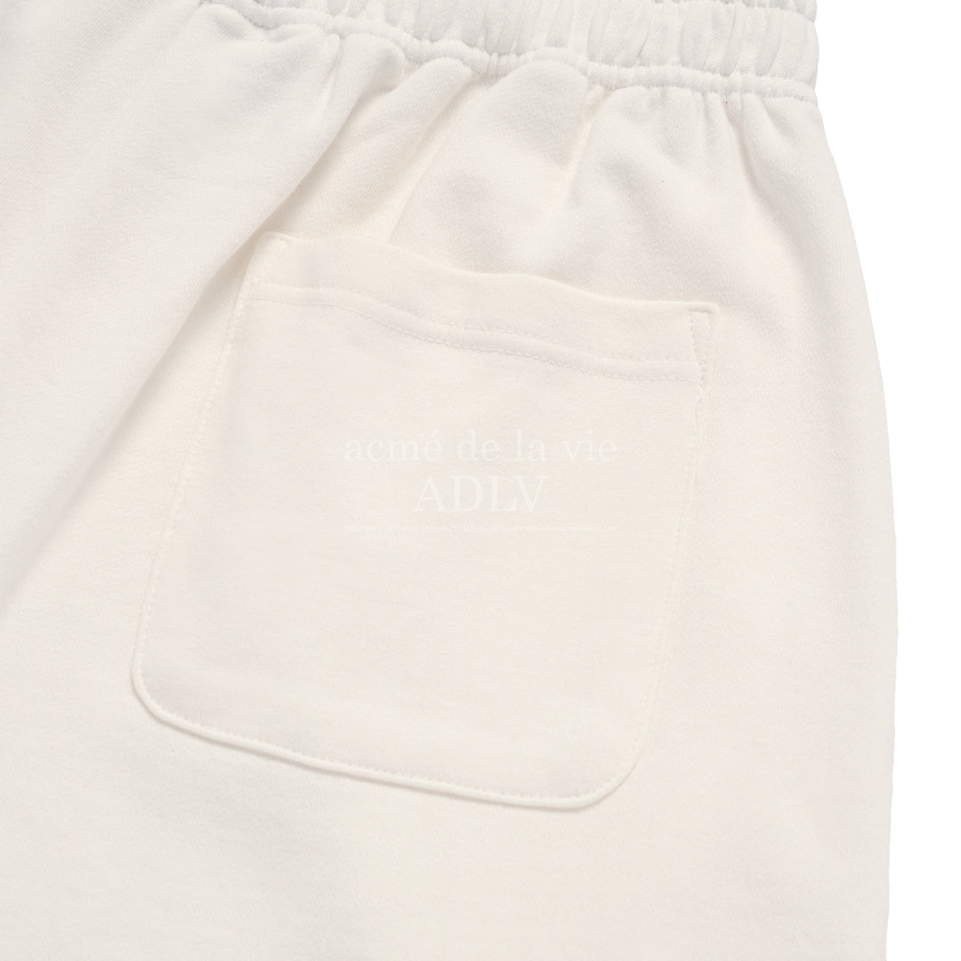 ADLV x HOSHI UPSIDE DOWN BASIC LOGO SHORT PANTS CREAM