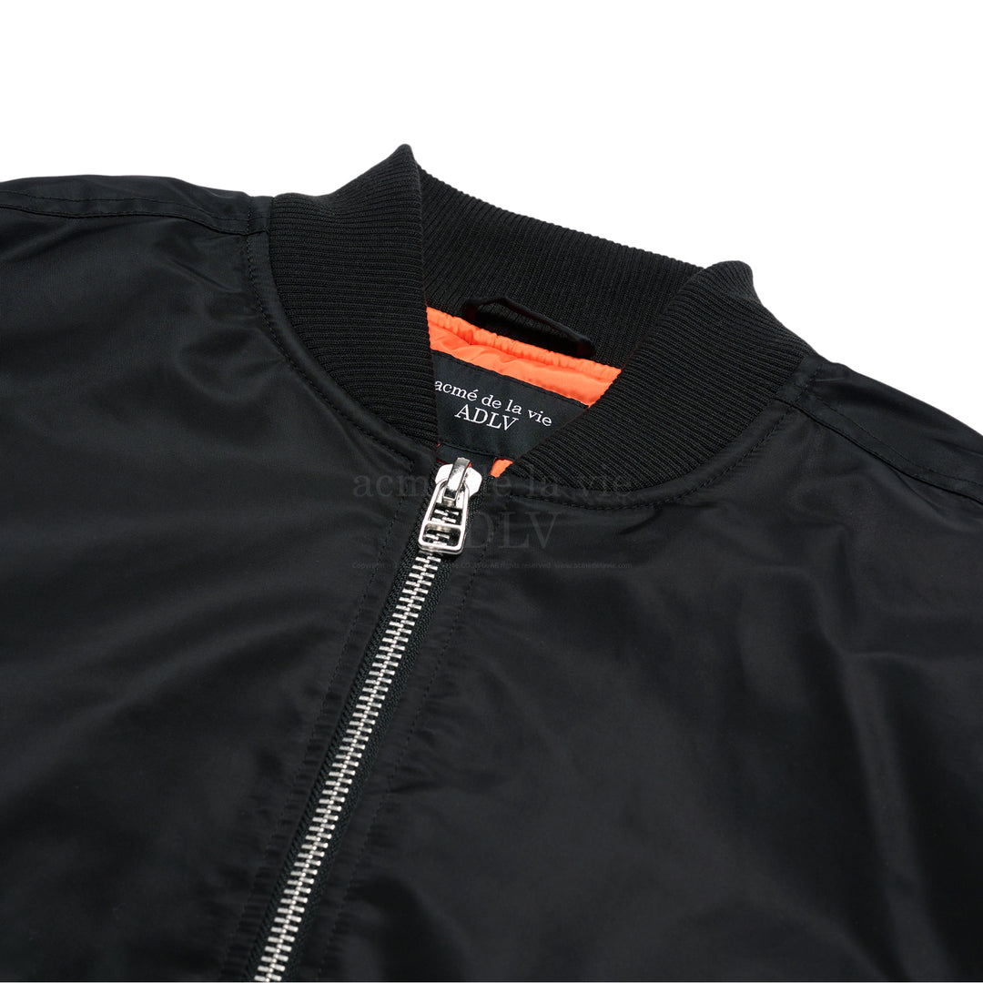 ADLV X HOSHI BALLOON FIT MA-1 PADDING JACKET BLACK