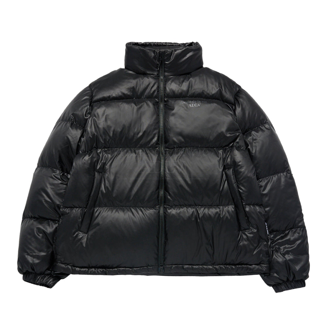 ADLV ADLV BASIC LOGO OVERSIZE SHORT DUCK DOWN JACKET BLACK