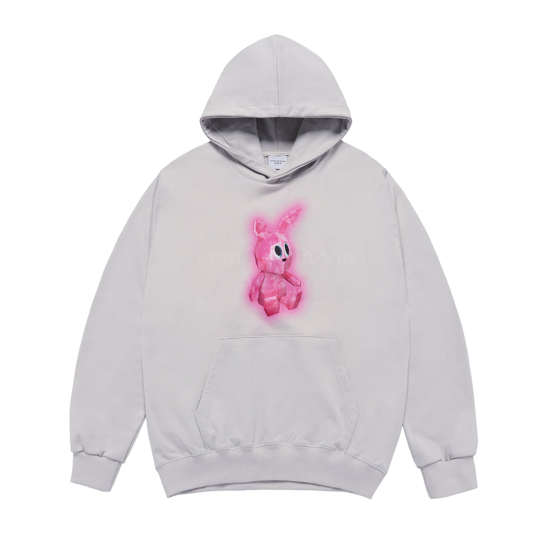 ADLV x HOSHI RETRO RABBIT HOODIE GREY