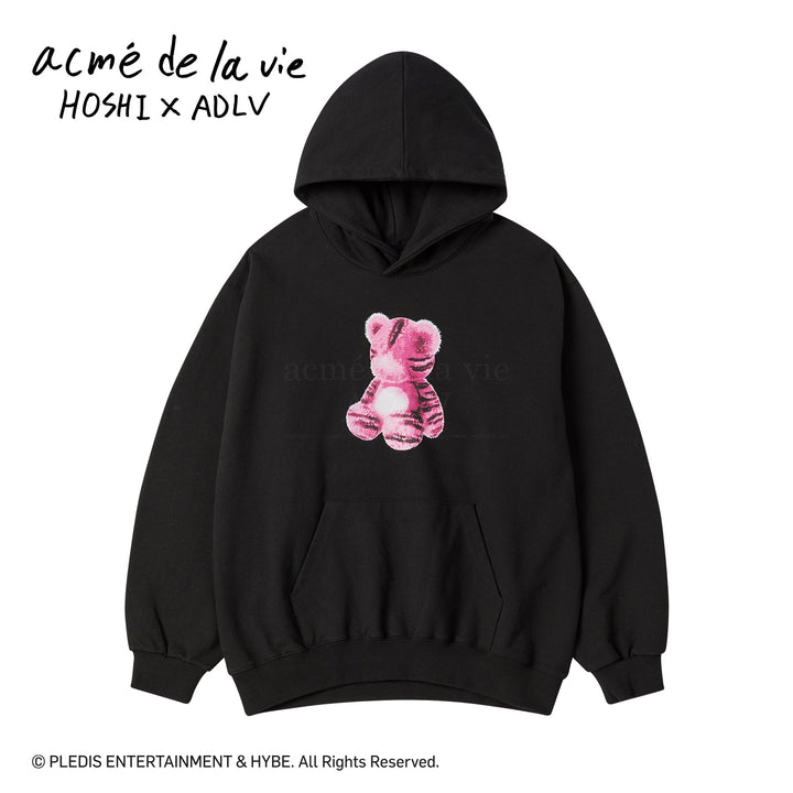 ADLV X HOSHI TIGER FIGURE HOODIE BLACK