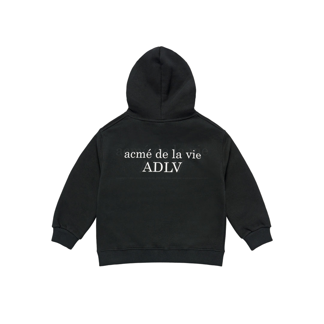 ADLV x KIDS BABY FACE DOUNUT 1 HOODIE BLACK