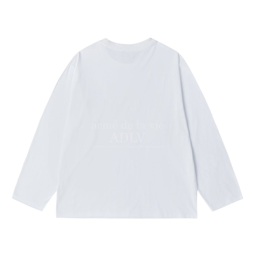 OVERLAY LOGO LONG SLEEVE T-SHIRT