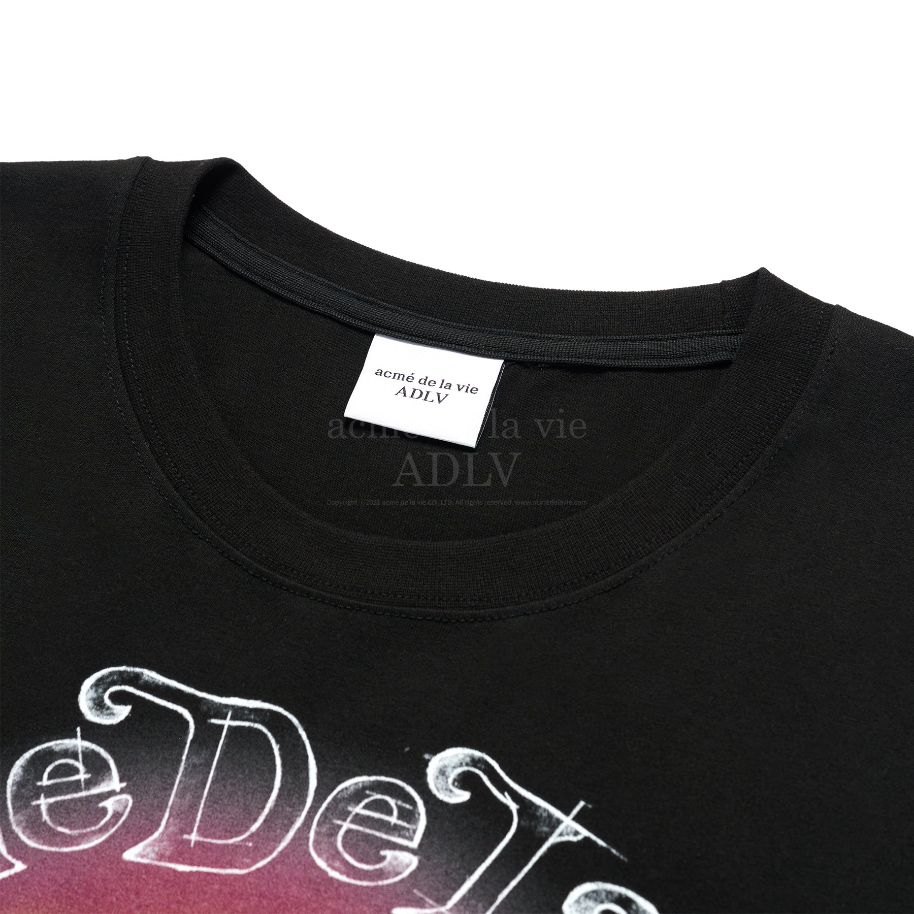 [ADLV] BLUR SKETCH BEAR SHORT SLEEVE T-SHIRT /追跡付 acme de la vie