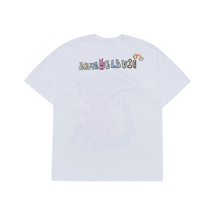 POPSTAR RABBIT SHORT SLEEVE T-SHIRT WHITE