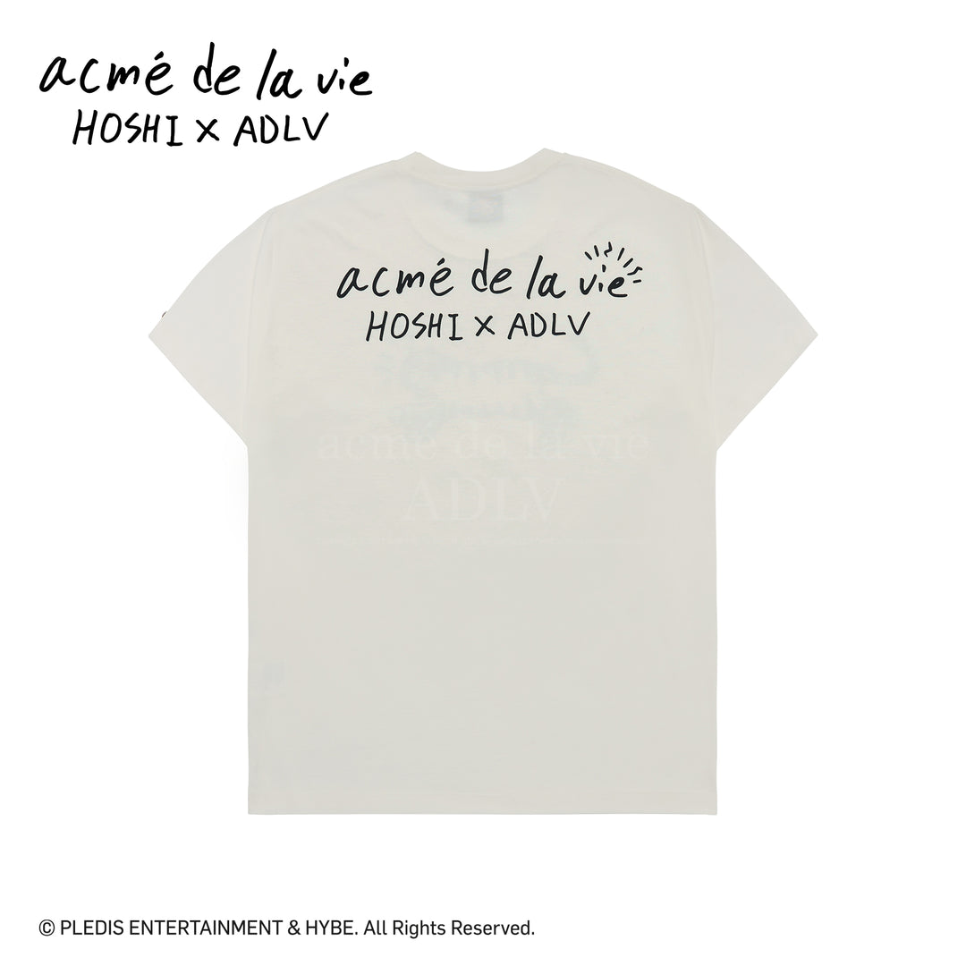 ADLV X HOSHI TIGER SKETCH SHORT SLEEVE T-SHIRT CREAM