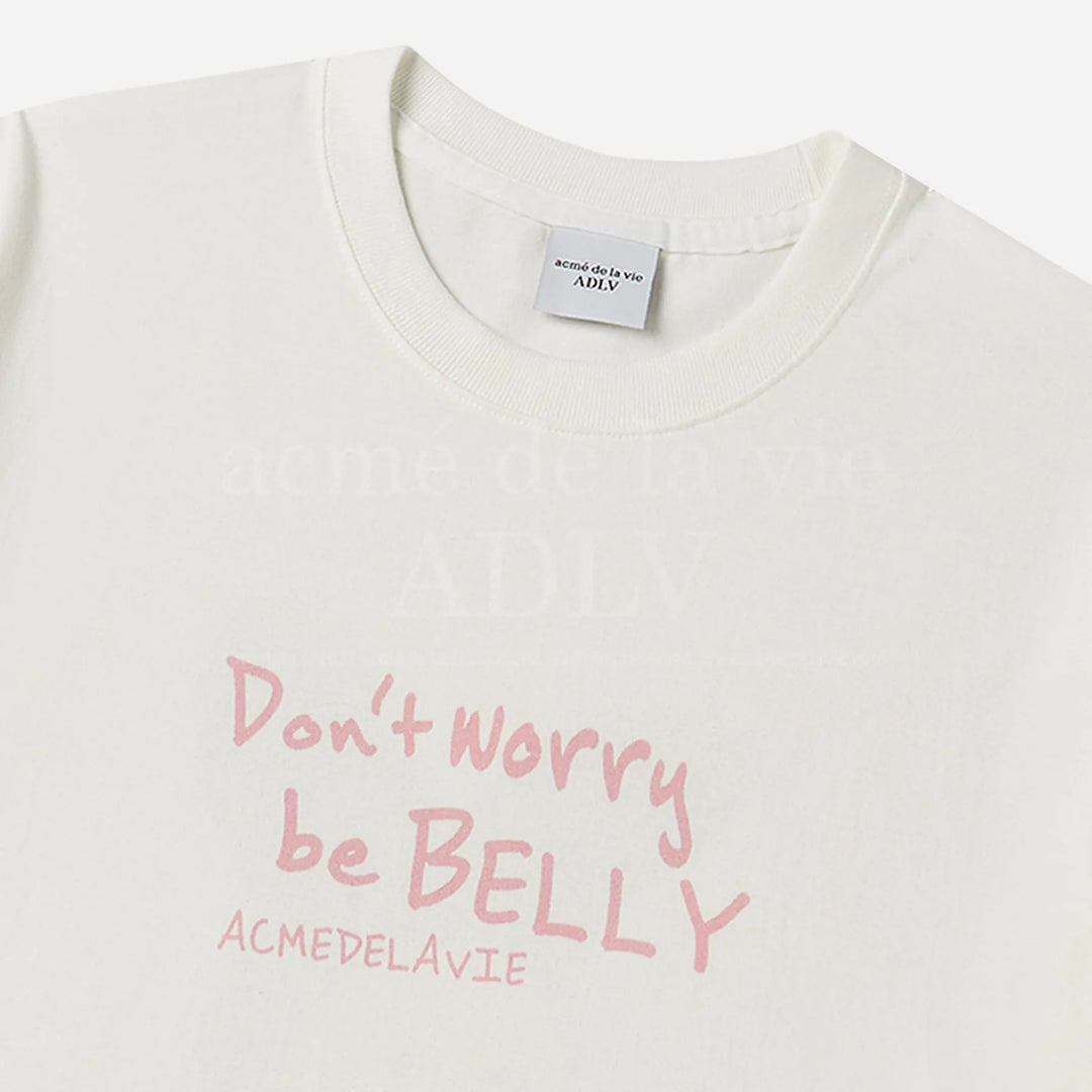 RABBIT BELLY CREAM T-SHIRT