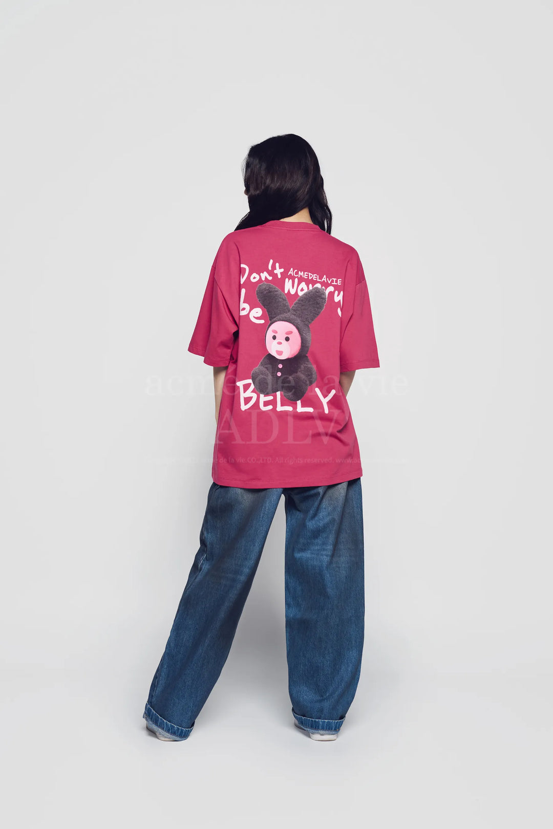 RABBIT BELLY PINK T-SHIRT