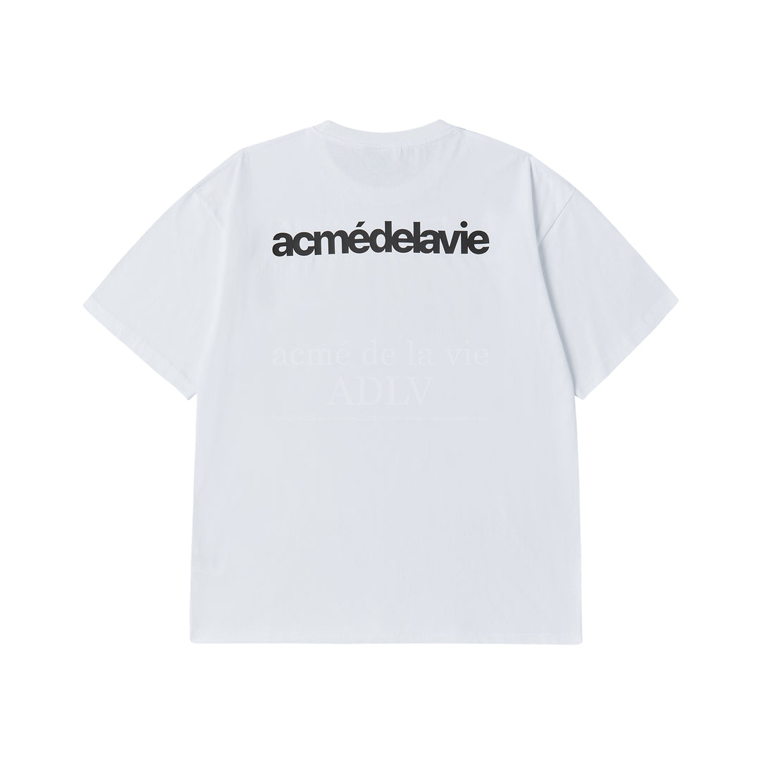 BOLD BOX LOGO SHORT SLEEVE T-SHIRT WHITE