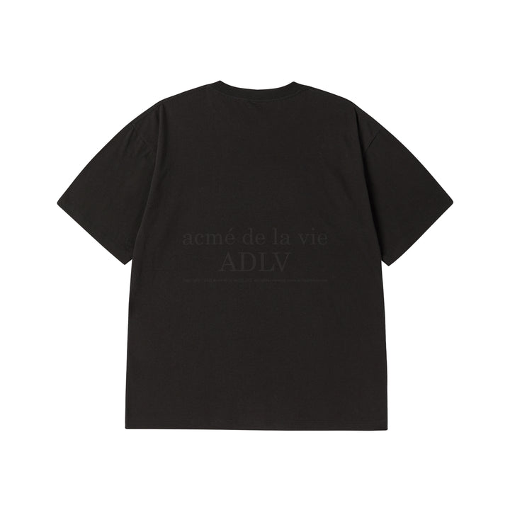 SIMPLE BOLD LOGO SHORT SLEEVE T-SHIRT BLACK