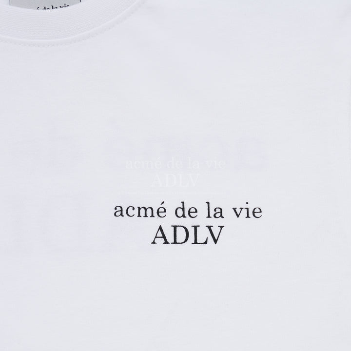 ADLV x KIDS BASIC LOGO SHORT SLEEVE T-SHIRT WHITE