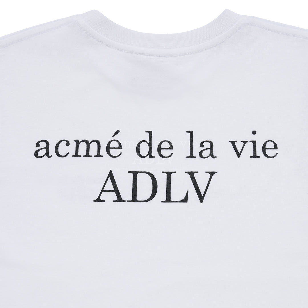 ADLV x KIDS BASIC LOGO SHORT SLEEVE T-SHIRT WHITE