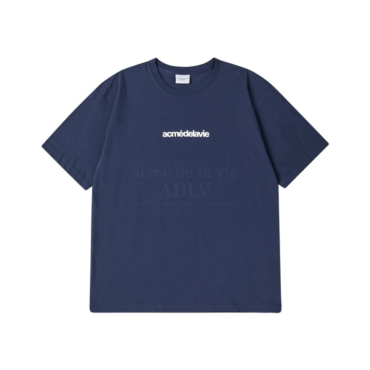 ADLV CONNECT LOGO BASIC SHORT SLEEVE T-SHIRT NAVY