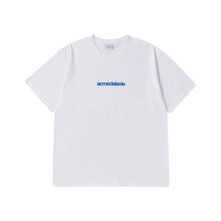 ADLV CONNECT LOGO BASIC SHORT SLEEVE T-SHIRT WHITE