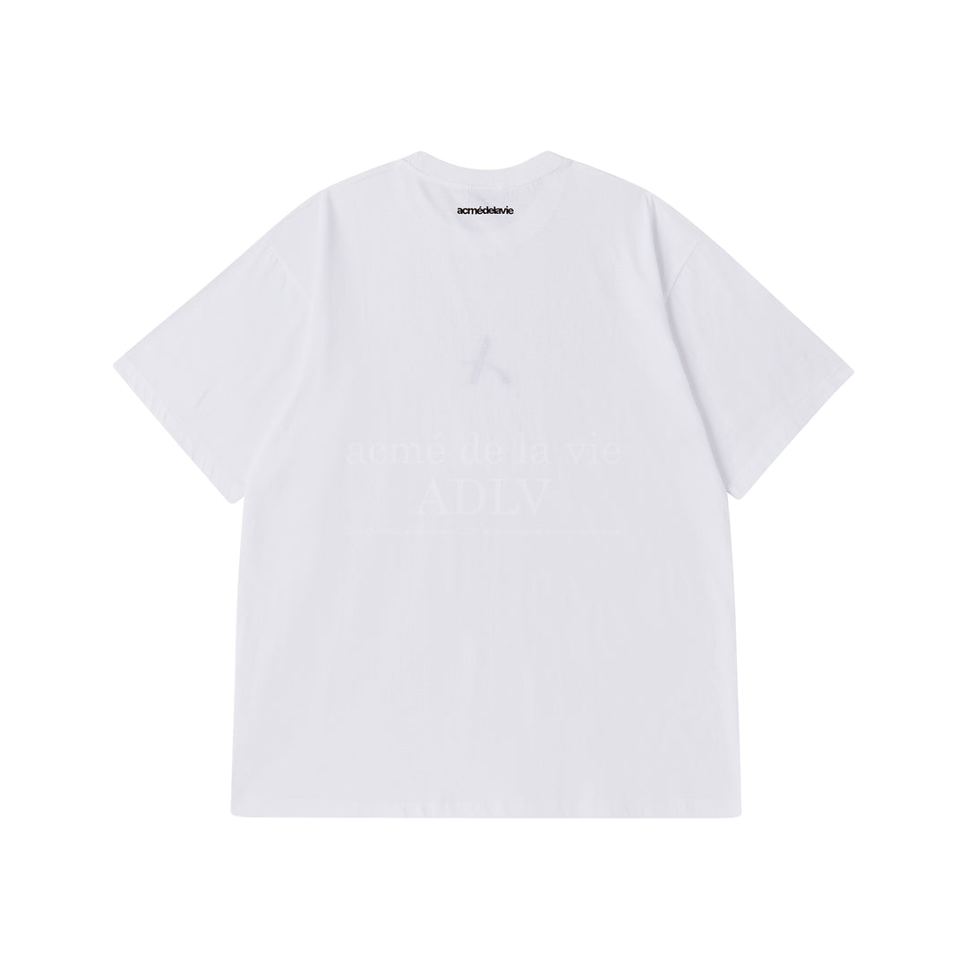 ONE POINT LOGO SHORT SLEEVE T-SHIRT WHITE