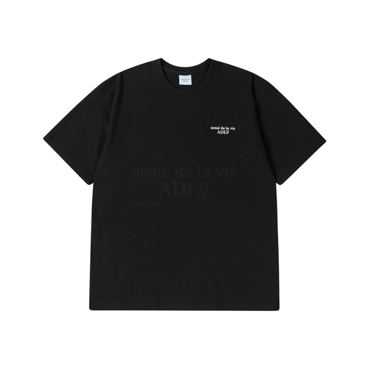 ADLV PIXEL BASIC LOGO SHORT SLEEVE T-SHIRT BLACK