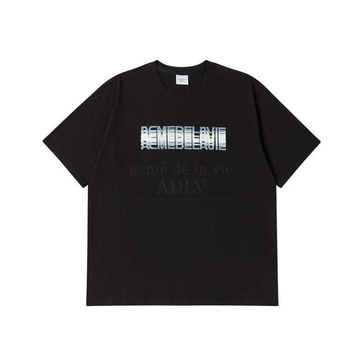 ADLV SHAKE LOGO SHORT SLEEVE T-SHIRT BLACK