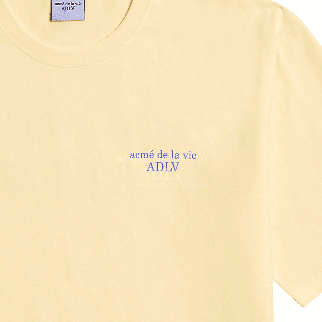 ADLV BASIC SHORT SLEEVE T-SHIRT 2 LIGHT YELLOW