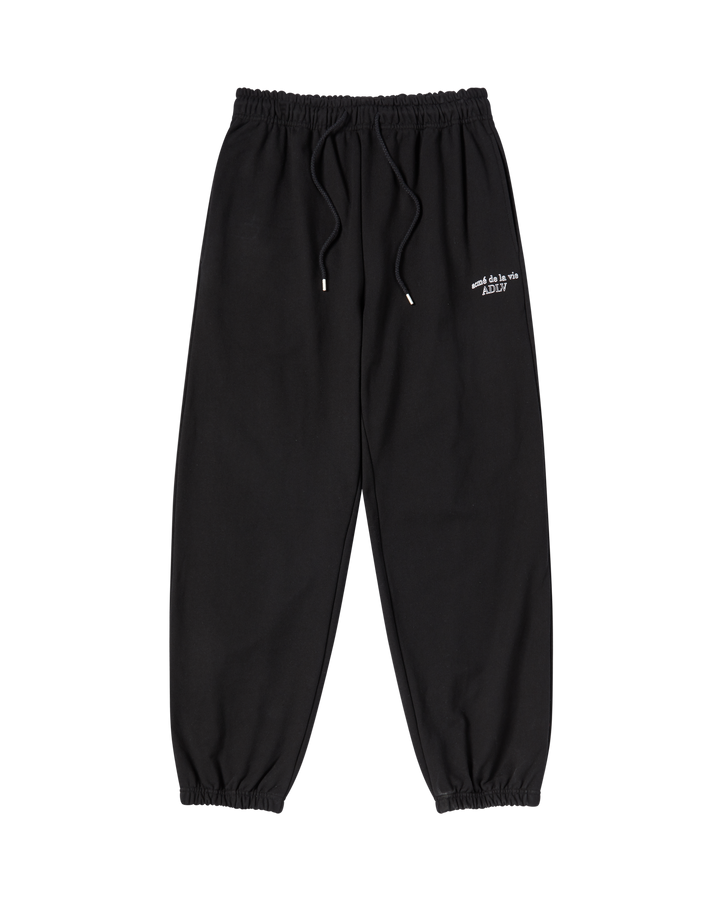 BORDER LINE LONG PANTS BLACK