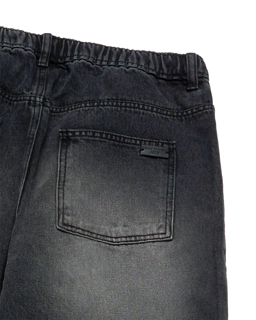 FULL BANDING WASHING DENIM PANTS BLACK