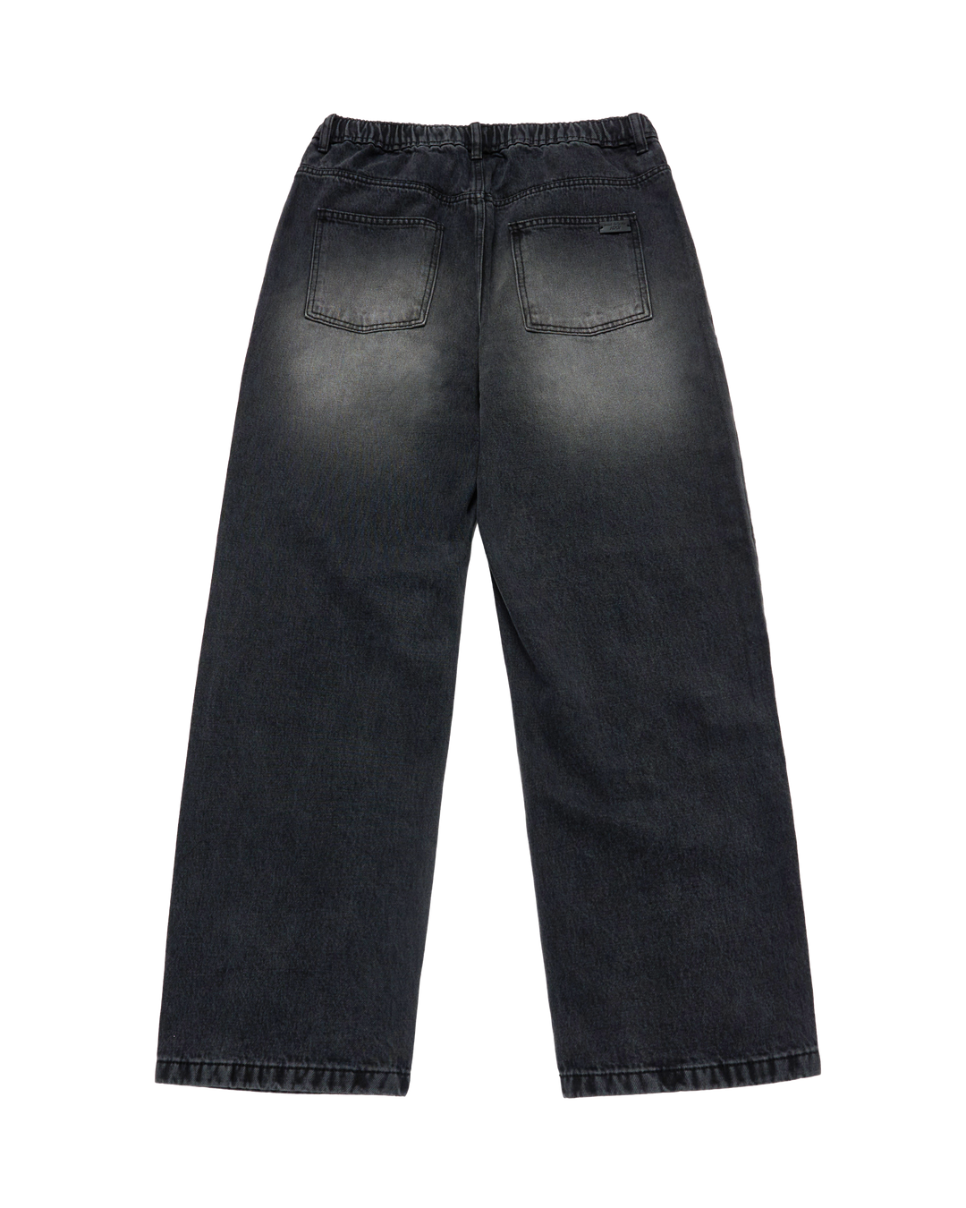 FULL BANDING WASHING DENIM PANTS BLACK