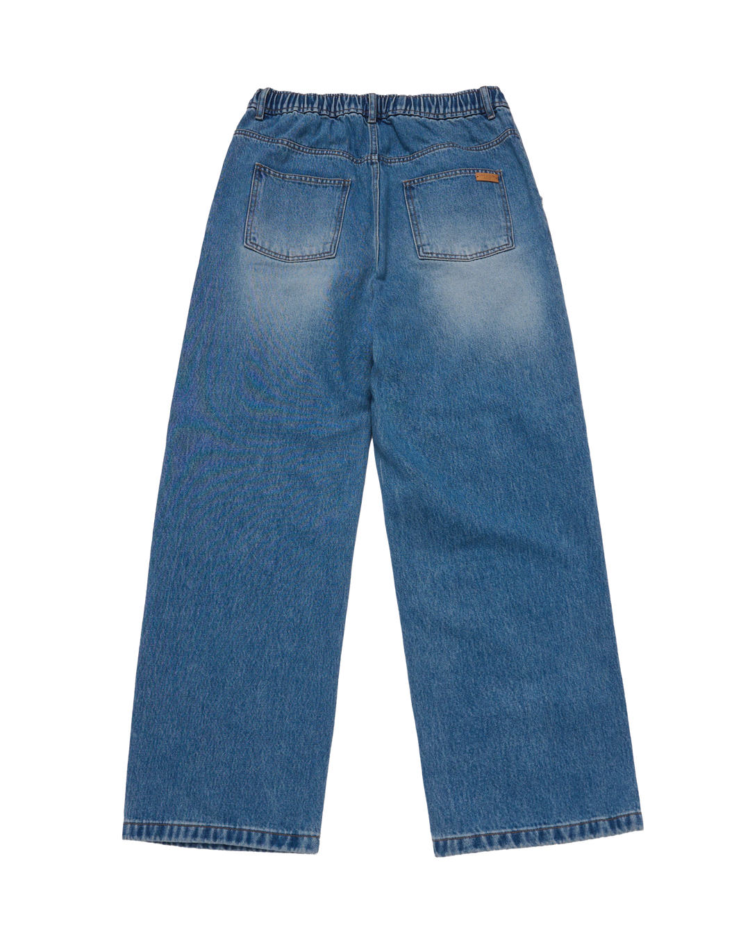 FULL BANDING WASHING DENIM PANTS BLUE