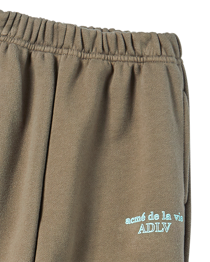 KIDS BORDER LINE BASIC LOGO LONG PANTS COCOA