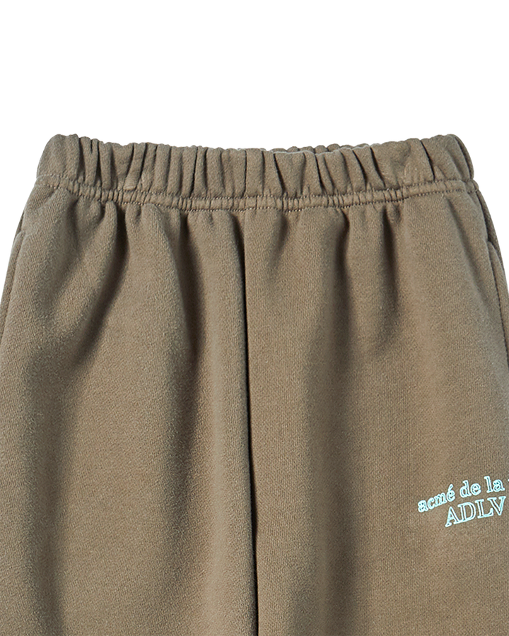 KIDS BORDER LINE BASIC LOGO LONG PANTS COCOA