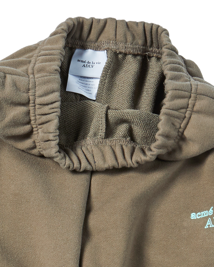 KIDS BORDER LINE BASIC LOGO LONG PANTS COCOA