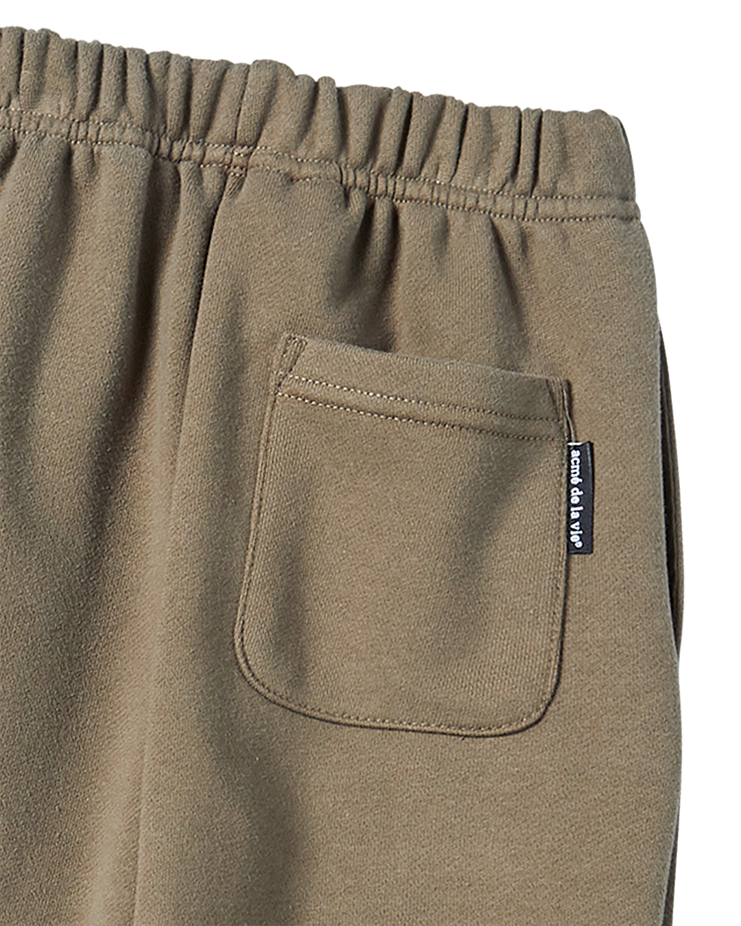 KIDS BORDER LINE BASIC LOGO LONG PANTS COCOA