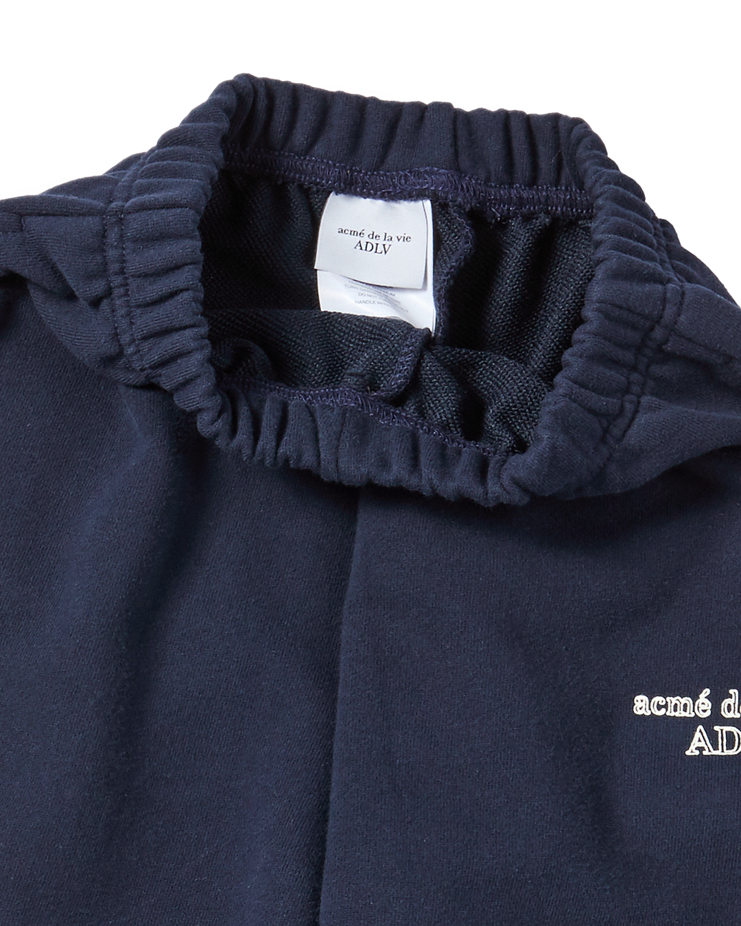 KIDS BORDER LINE BASIC LOGO LONG PANTS DARK NAVY