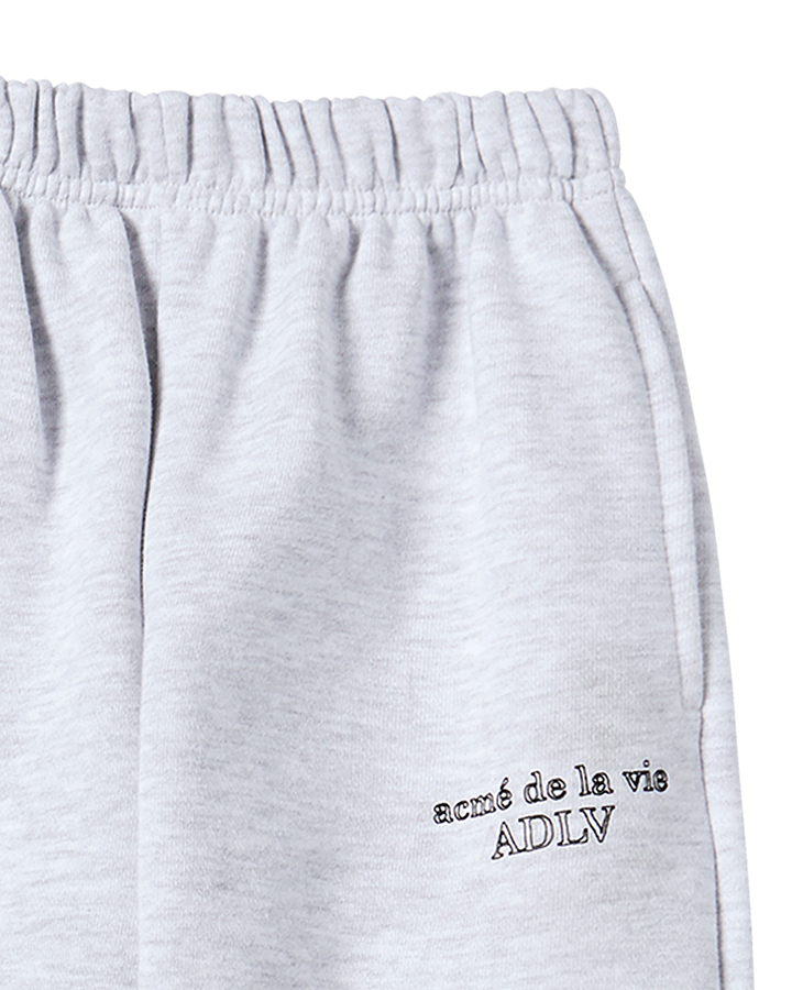 KIDS BORDER LINE BASIC LOGO LONG PANTS MELANGE