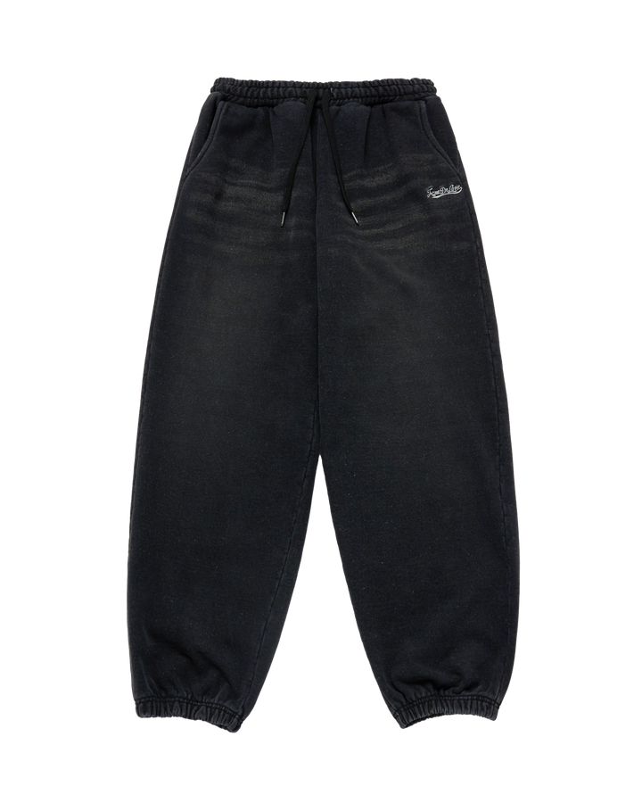 DENIM EFFECT ZURRY LONG PANTS BLACK