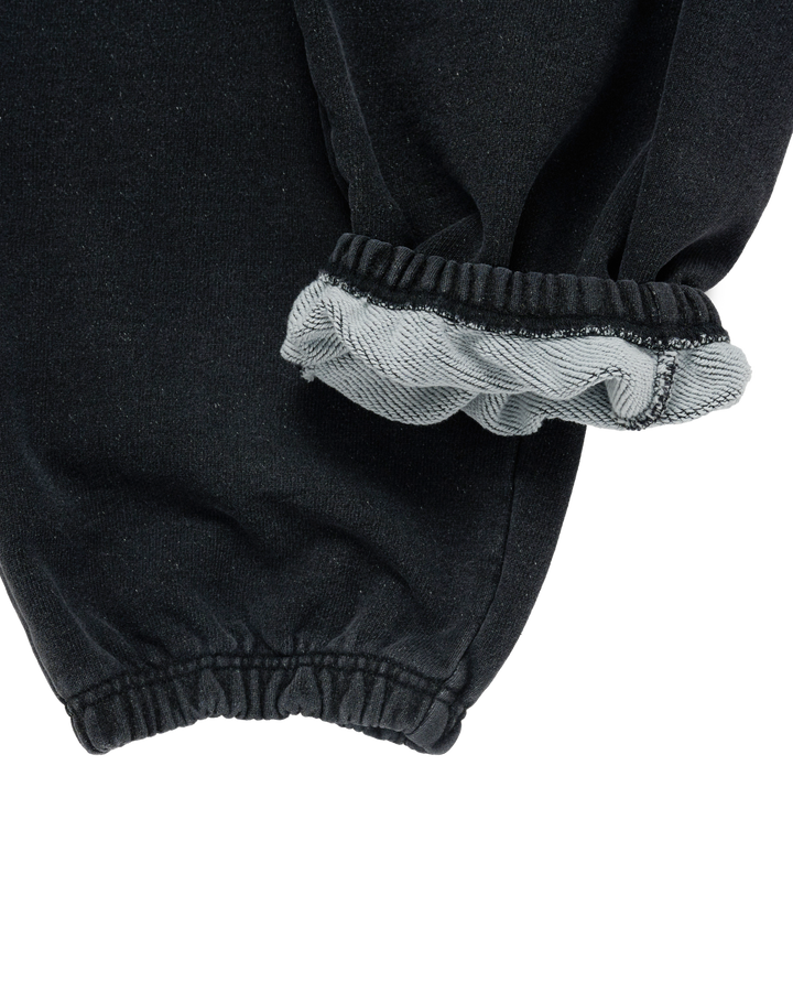 DENIM EFFECT ZURRY LONG PANTS BLACK