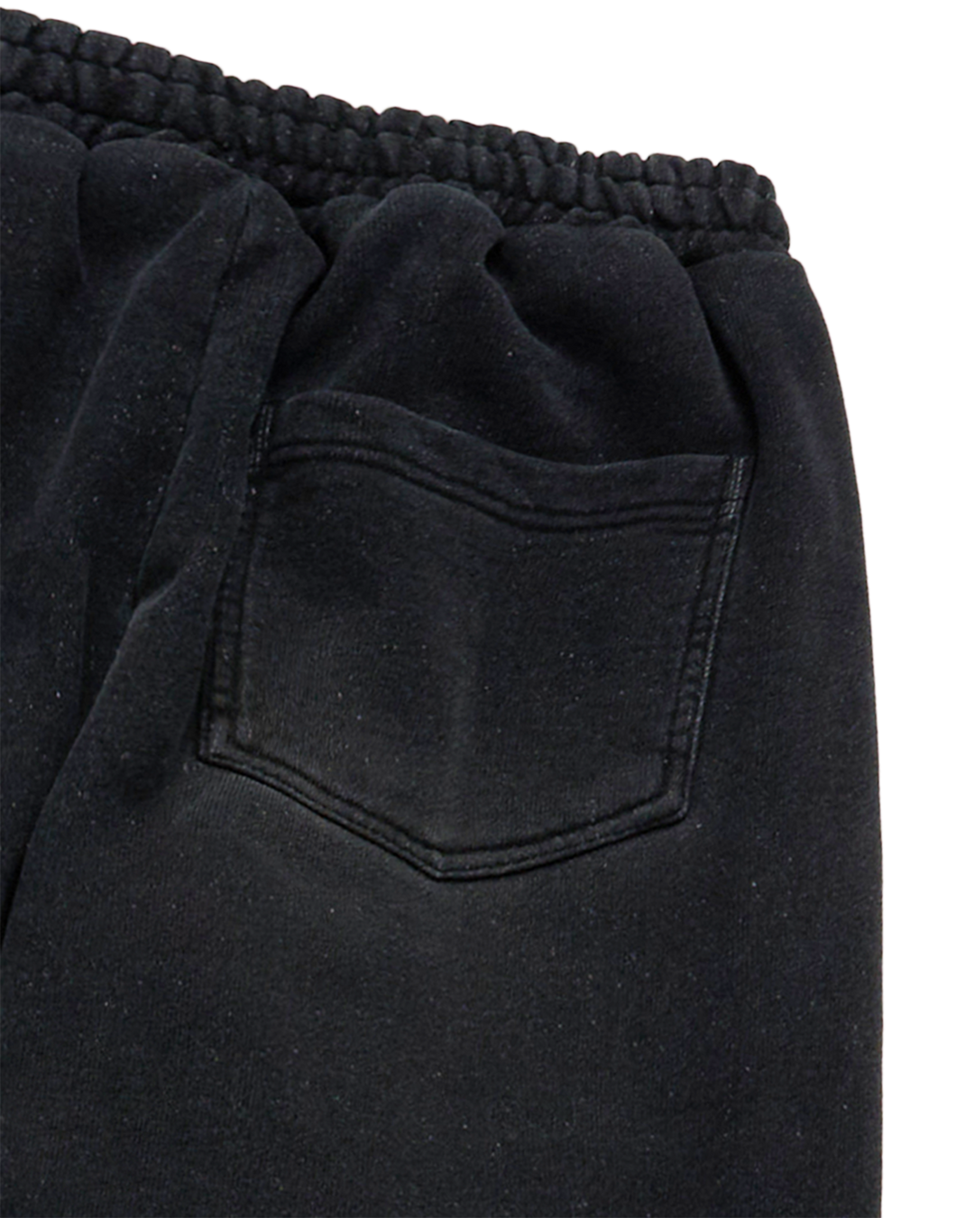 DENIM EFFECT ZURRY LONG PANTS BLACK