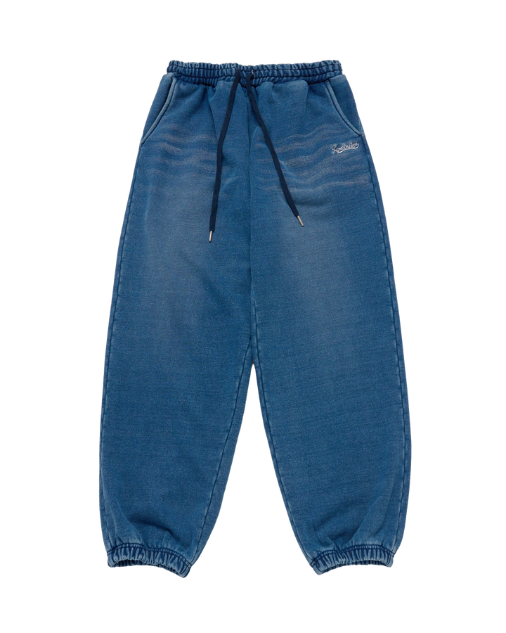 DENIM EFFECT ZURRY LONG PANTS NAVY